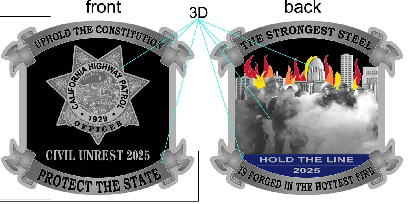 2025 Civil Unrest Challenge coin