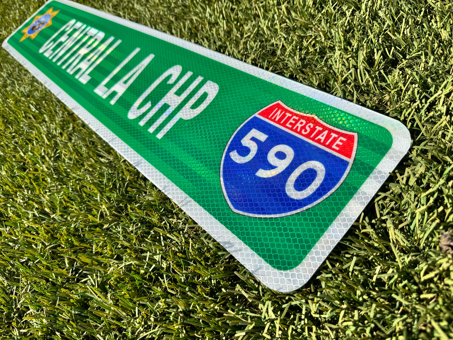 CENTRAL LA CHP STREET SIGN