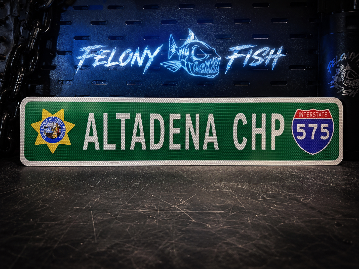 ALTADENA CHP STREET SIGN
