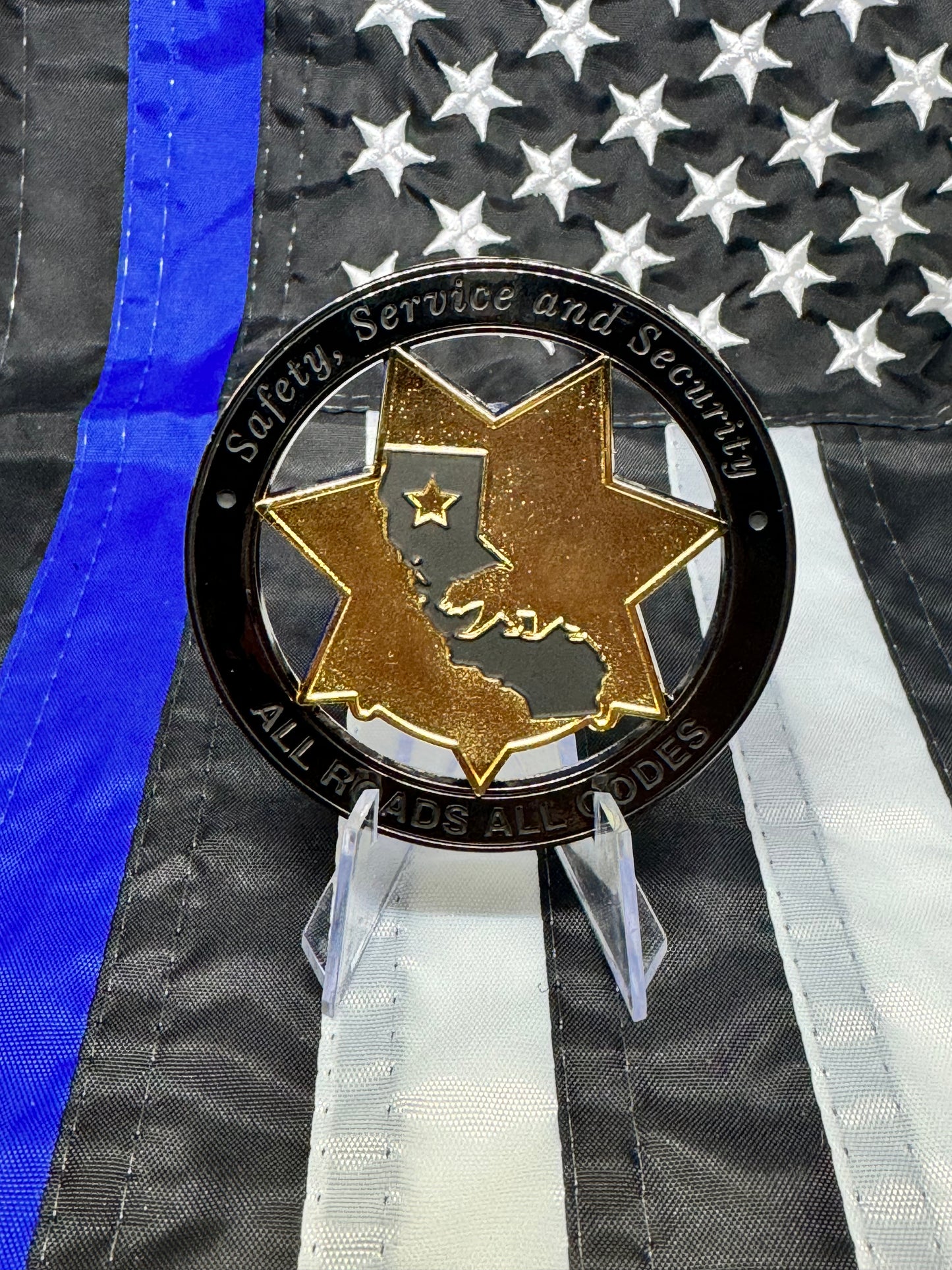 CHP Gun Metal Grey Challenge Coin