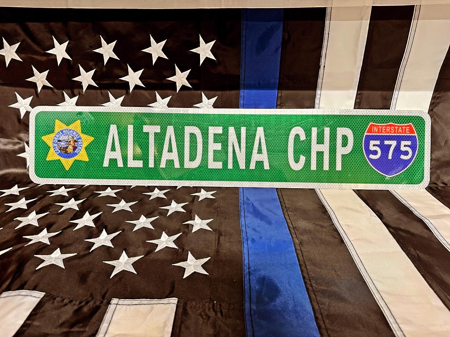 ALTADENA CHP STREET SIGN