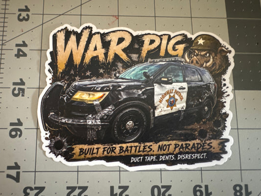 The War Pig Sticker
